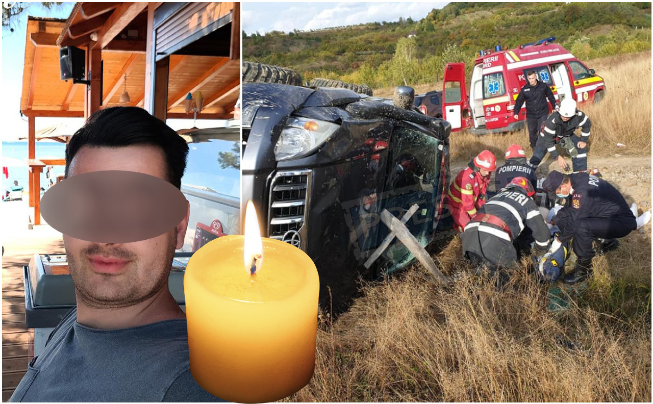 FOTO. Tânărul sătmărean peste care a căzut mașina a decedat. La trei zile de la accident