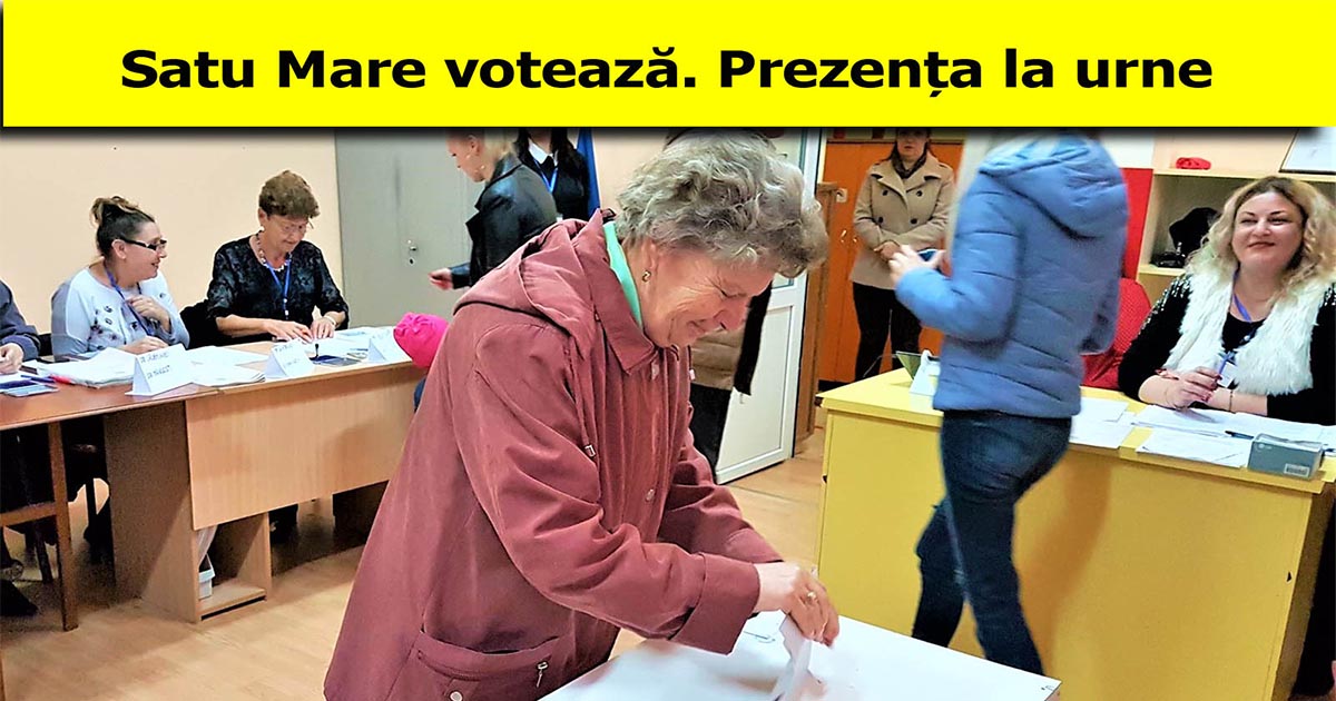 Alegeri prezidențiale 2019 Satu Mare: Urnele s-au închis. Urmează numărătoarea