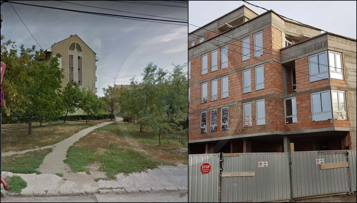 FOTOGALERIE. Blocuri în curtea altor blocuri. Spațiul verde, rapid sacrificat în Satu Mare