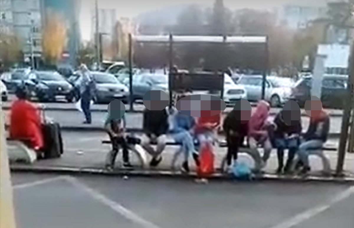 VIDEO. Imagini revoltătoare și dialog halucinant. Copiii inhalează aurolac, polițiștii trag din umeri