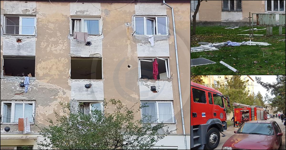 FOTO. Zeci de sătmăreni s-au întors în blocul afectat de explozie