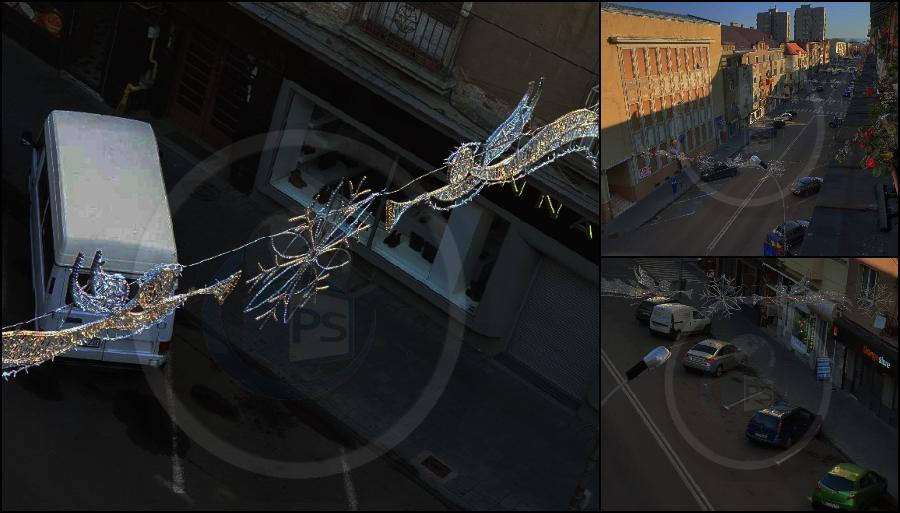 FOTOGALERIE. A pornit iluminatul festiv în municipiul Satu Mare. Zeci de mii de beculețe