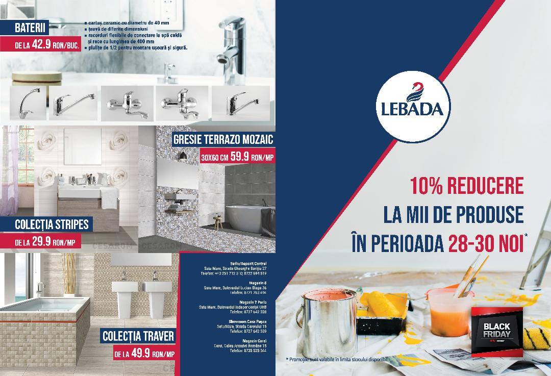 Redecorați, în prag de Crăciun. Magazinele Lebăda oferă reduceri la mii de produse