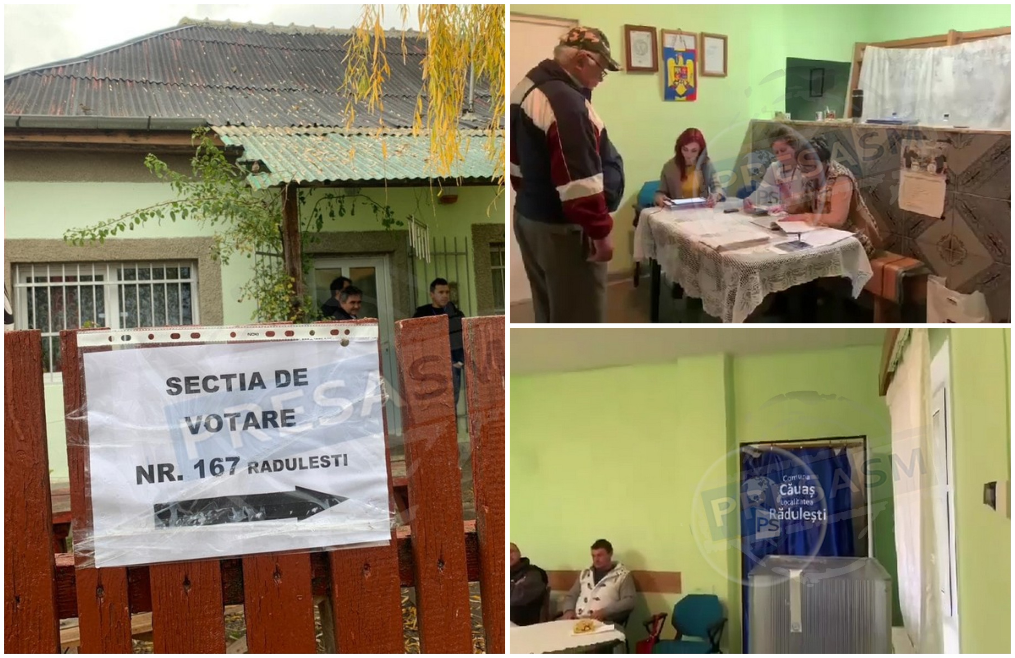 VIDEOREPORTAJ. Secție de votare într-un bar din județul Satu Mare. Hai, noroc!