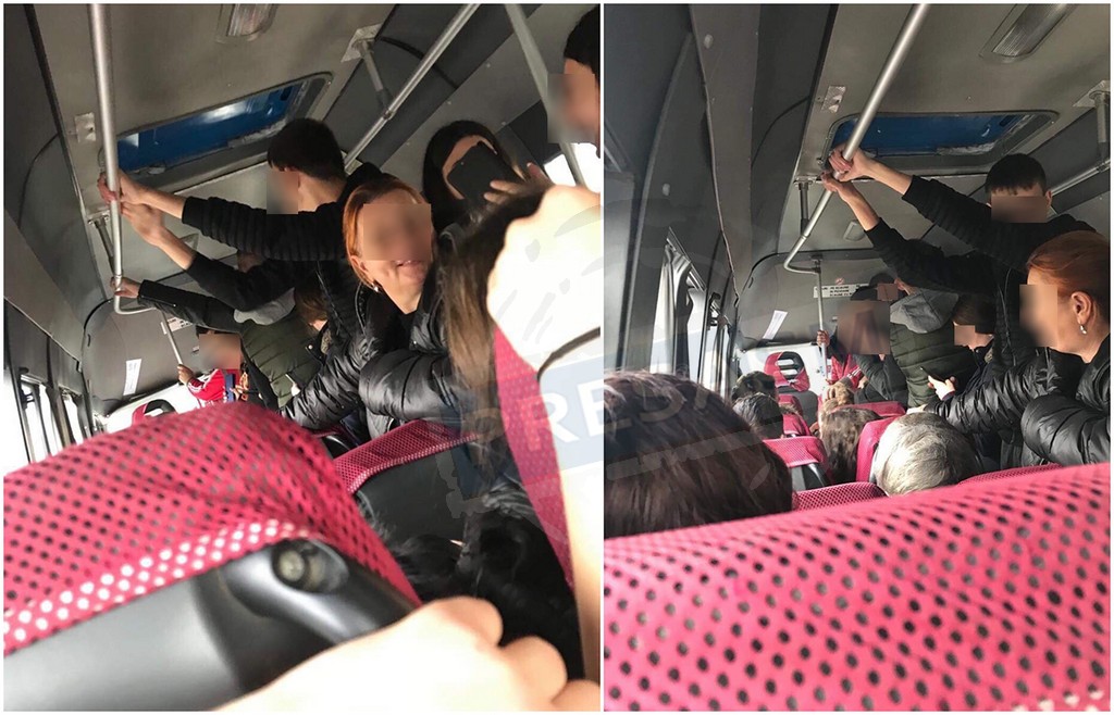 VIDEO. Câți oameni intră într-un microbuz cu 16 locuri?! Peste 40, în județul Satu Mare