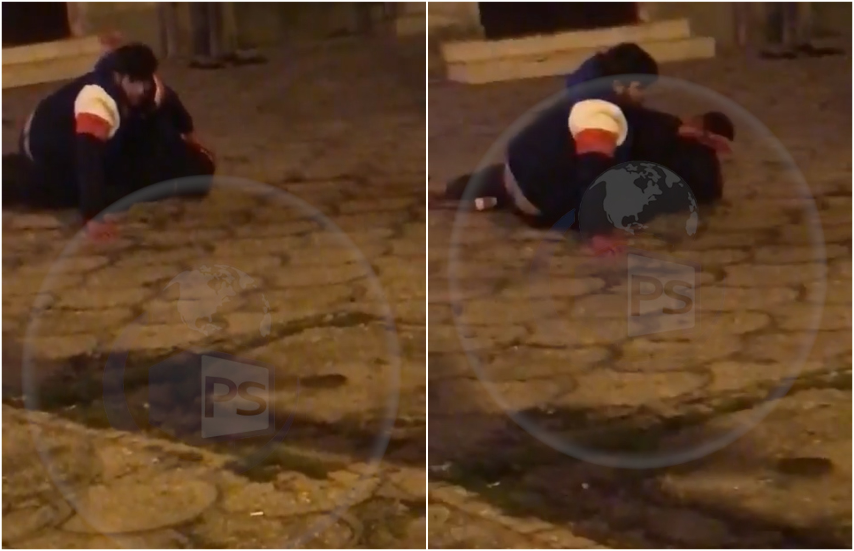 VIDEO. Agresiune lângă Poliție, în Centrul Vechi. Polițiștii au ajuns după ZECE minute!