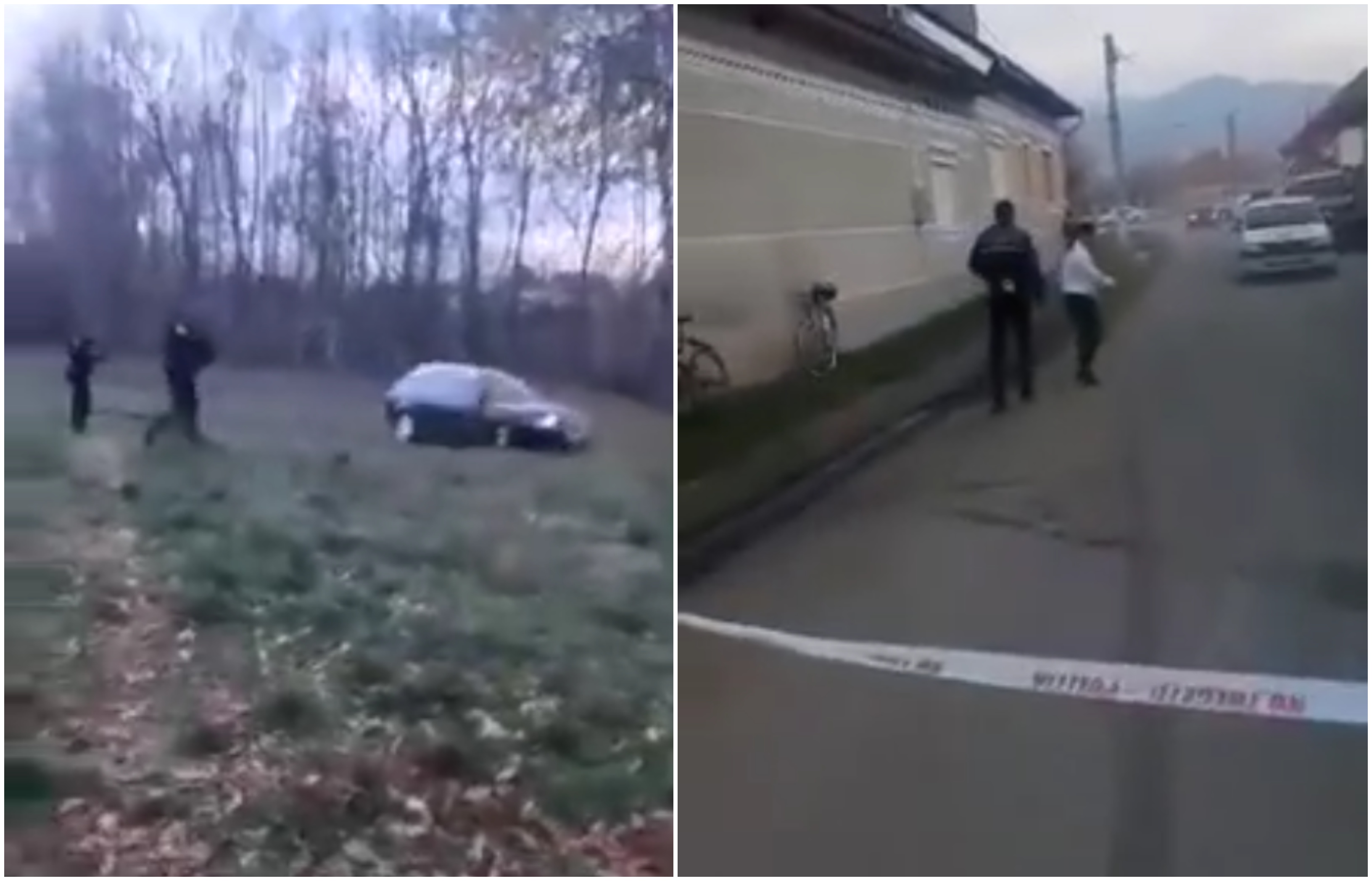 VIDEO. A dat foc la casă și a încercat să dea cu mașina peste jandarmi. Focuri de armă pentru a-l opri!