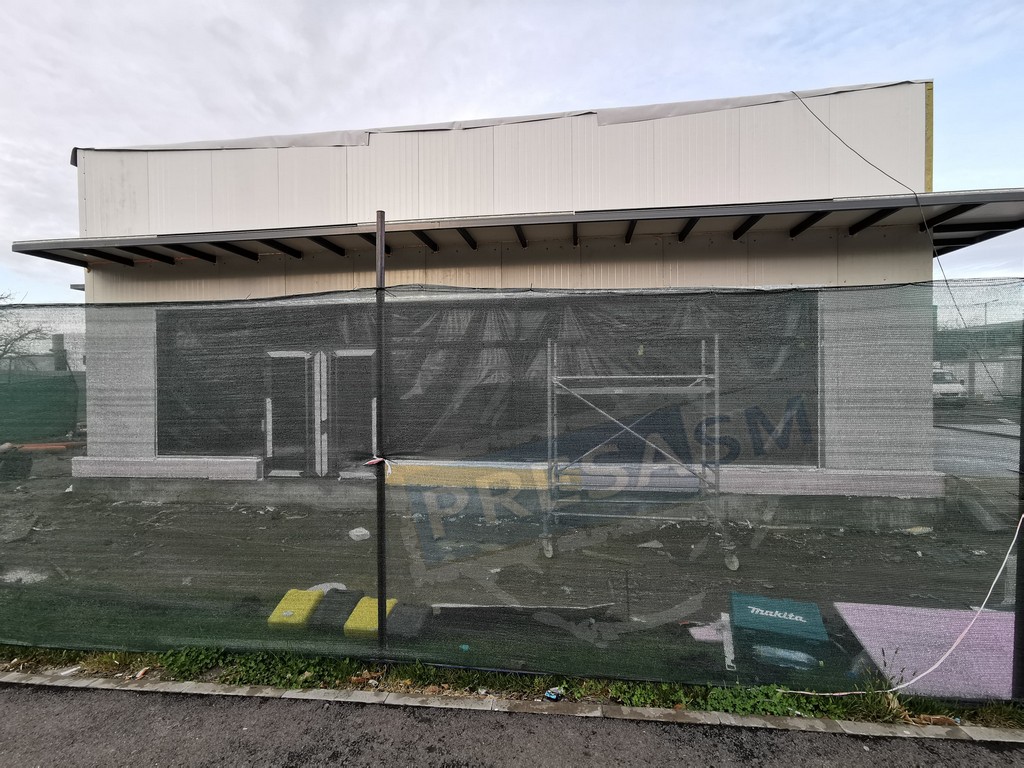 FOTOGALERIE. Construcția McDonald`s în Satu Mare, tot mai aproape de finalizare