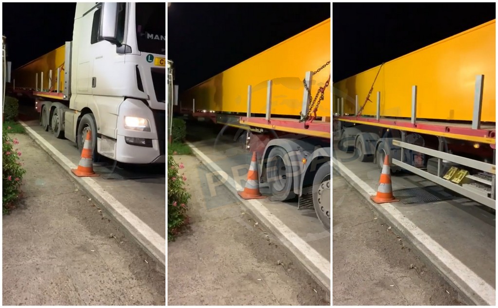 FOTO/VIDEO. Două transporturi record prin județ! Poduri rulante de ZECI de metri