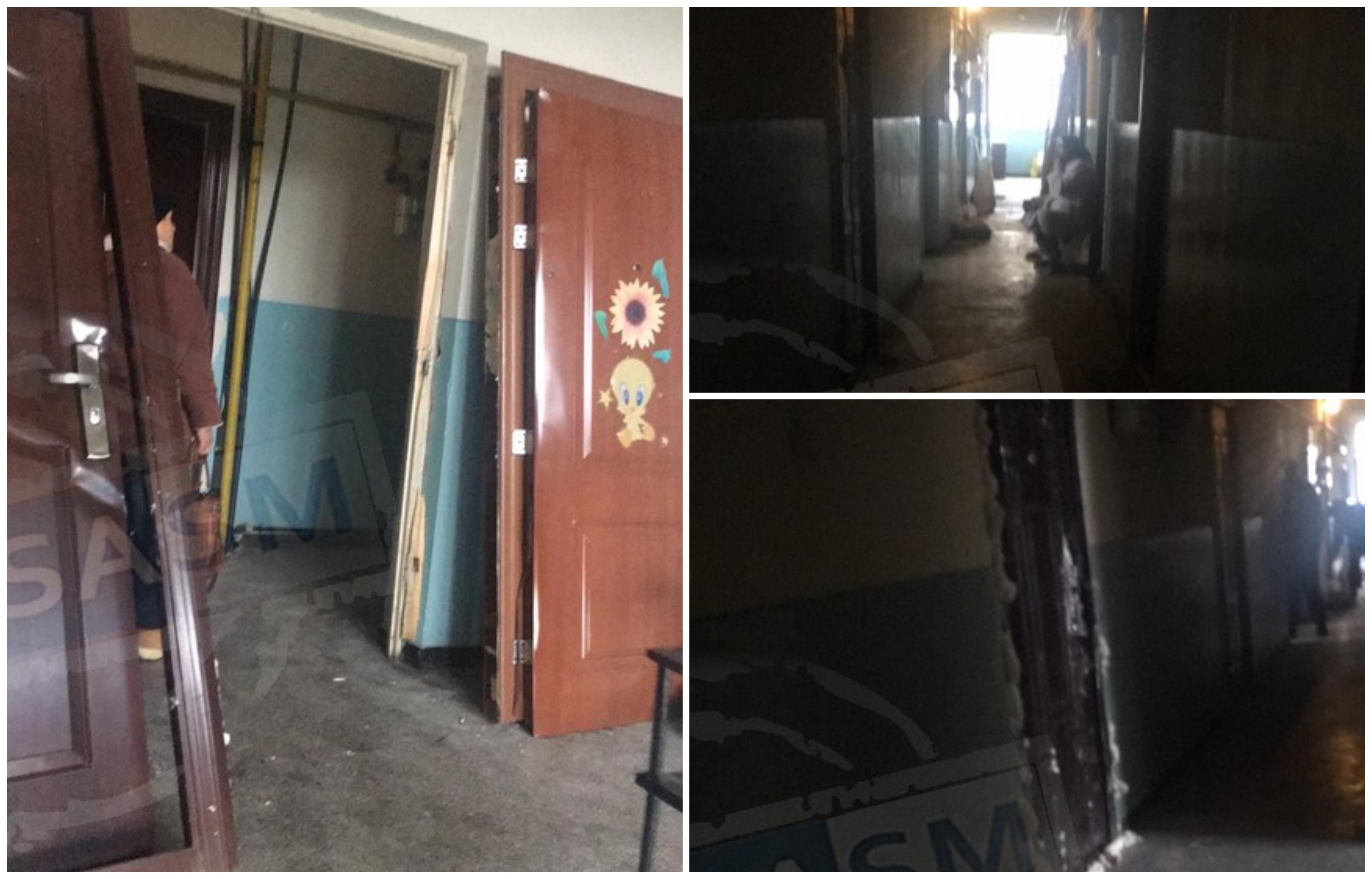 FOTO. Păgubiții au început să își reabiliteze apartamentele în urma exploziei din Satu Mare