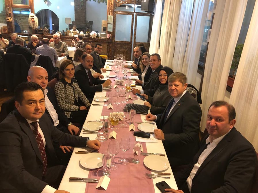 FOTO. Deputatul sătmărean Octavian Petric, invitat la un dineu special al Ambasadei Turciei