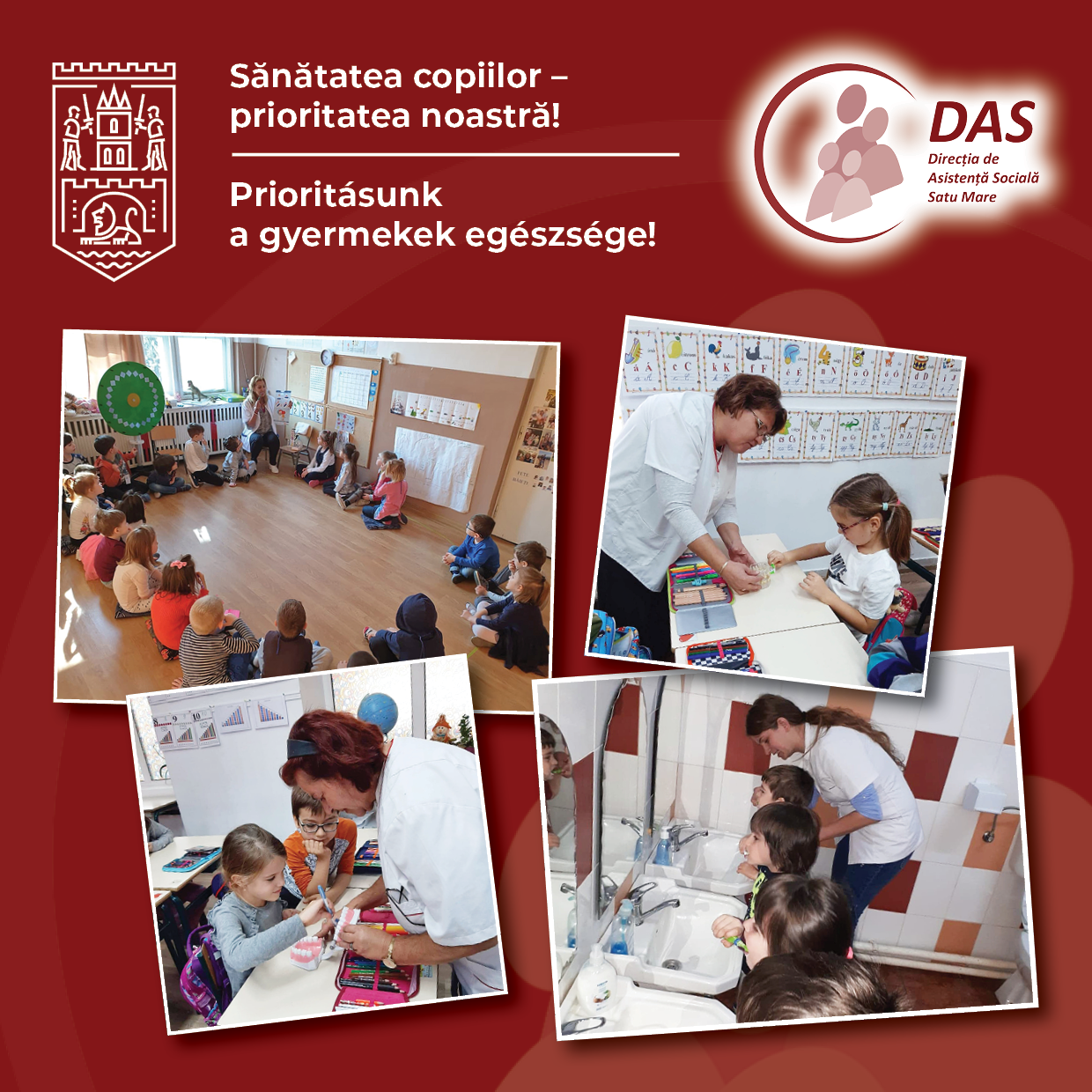 FOTO. Zeci de mii de copii din municipiul Satu Mare, examinați de medici și asistenți