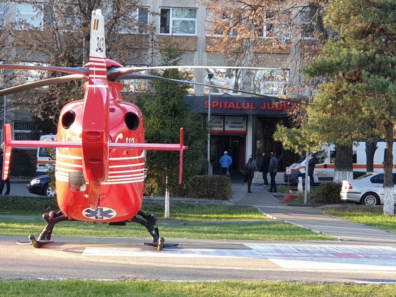 Sătmărean în stare gravă, dus cu elicopterul de la Satu Mare la Cluj