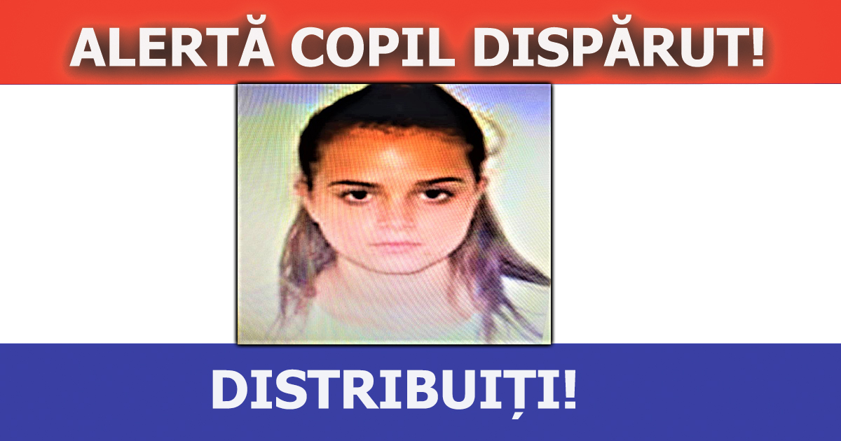 FOTO. Minora (16 ani) dispărută ar fi fugit cu iubitul său. Este căutată în tot județul!