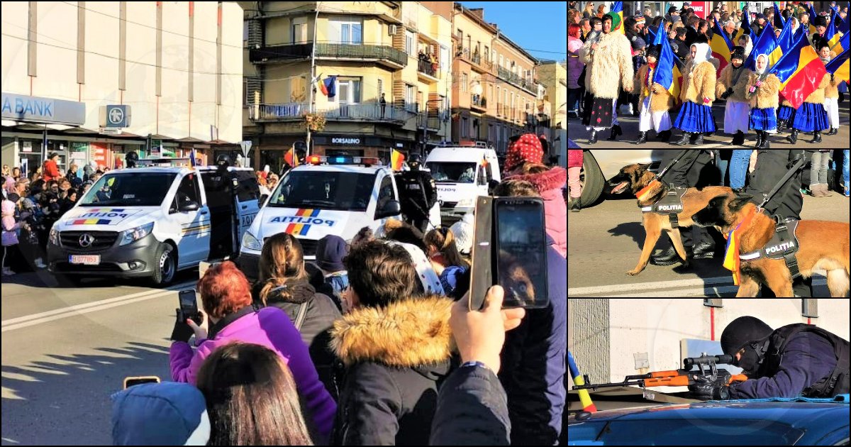 FOTO/VIDEO 1 Decembrie la Satu Mare: Parada militară, cel mai așteptat moment