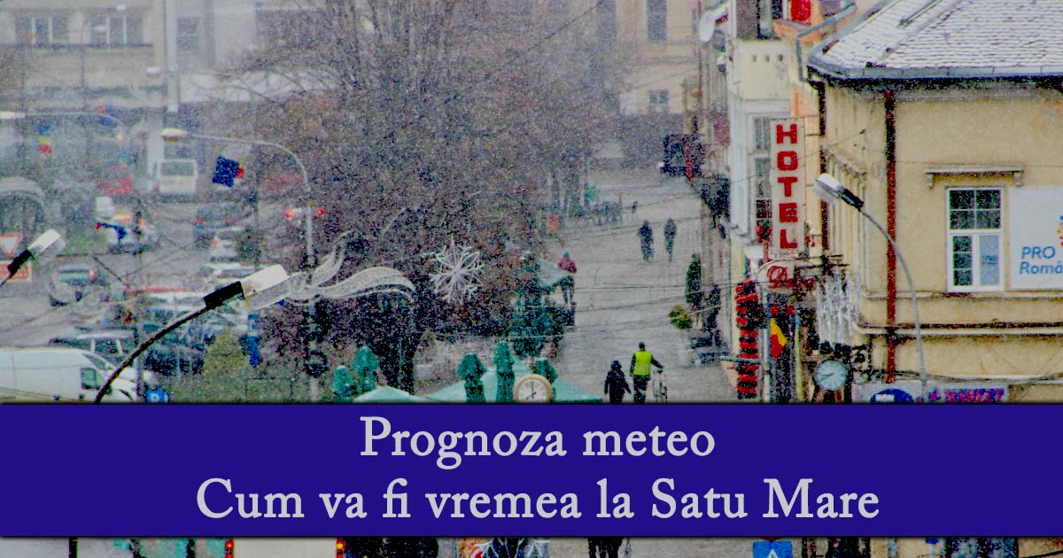 ANM anunță cum va fi vremea la Satu Mare de Crăciun și Revelion