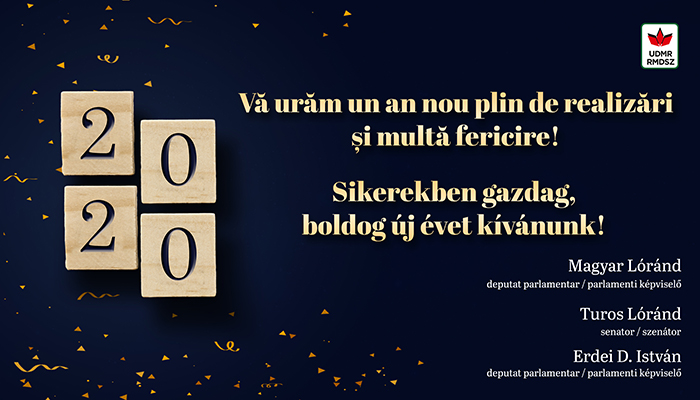 Parlamentarii UDMR de Satu Mare vă urează ”un an nou fericit”!