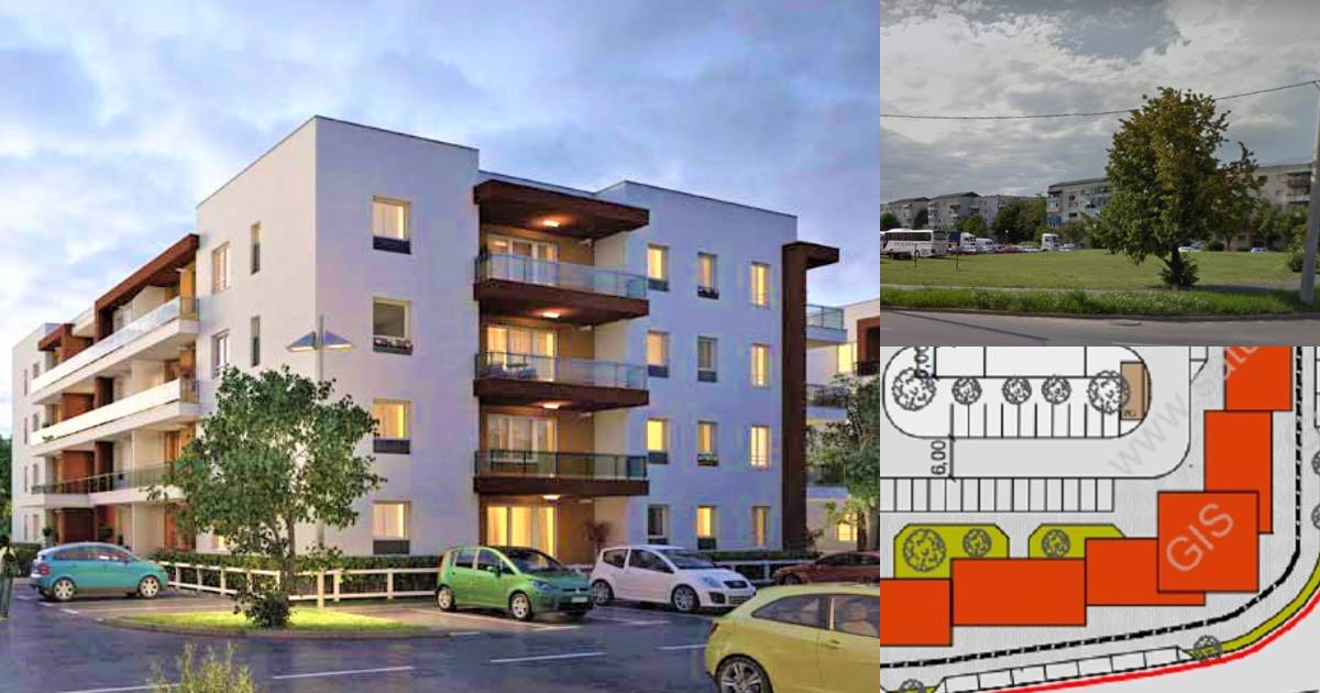 FOTOPLAN. Apare un nou ”cartier” de locuințe, cu 11 blocuri, în Satu Mare (Micro 17)