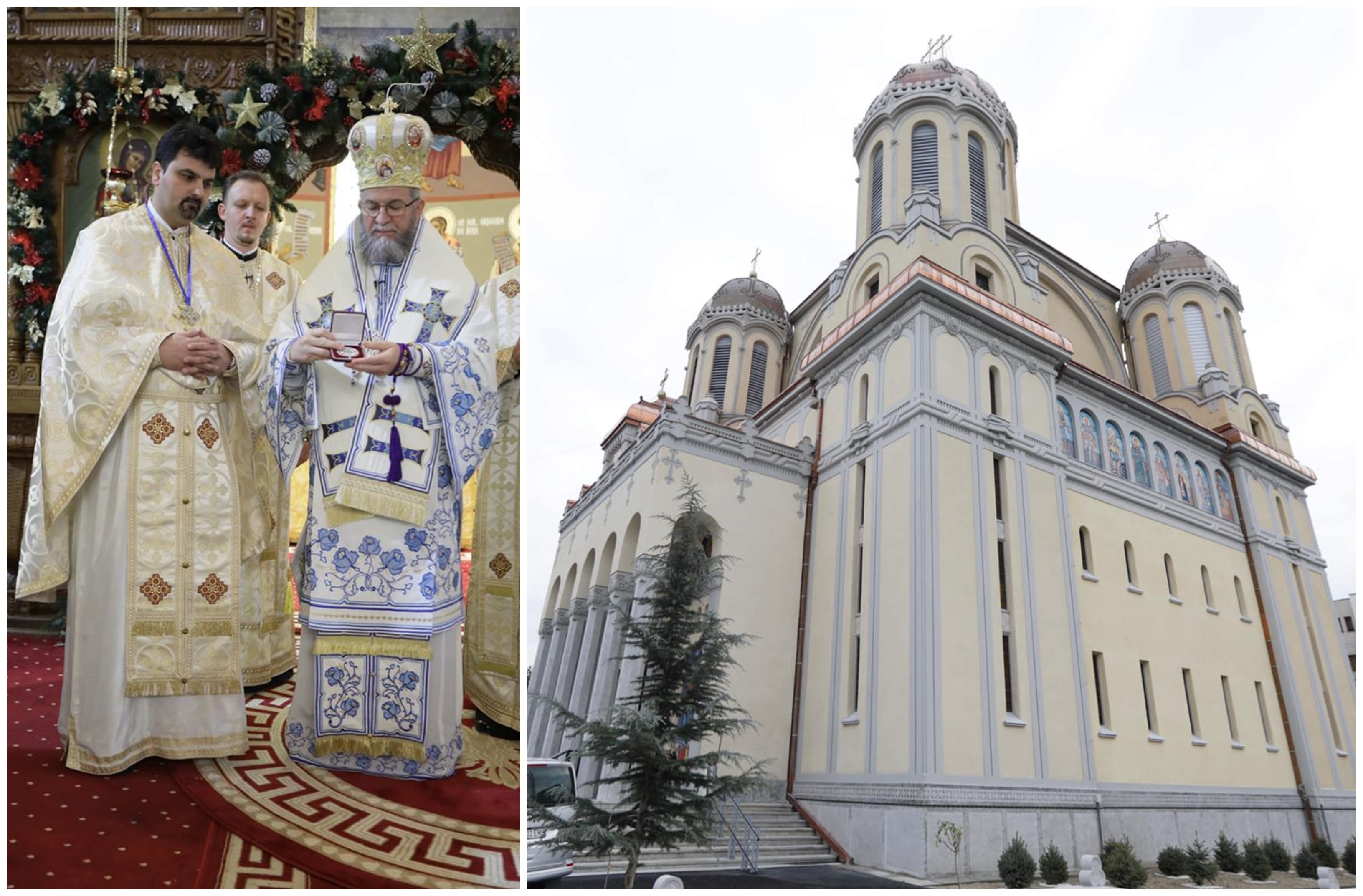 FOTO. După ce a reabilitat ”Regina bisericilor din Sătmar”, Cristian Boloș, distins de Episcopie