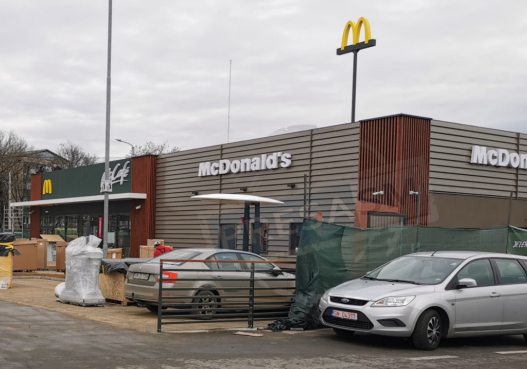 FOTO. Deschiderea McDonald's Satu Mare, amânată pentru săptămâna viitoare