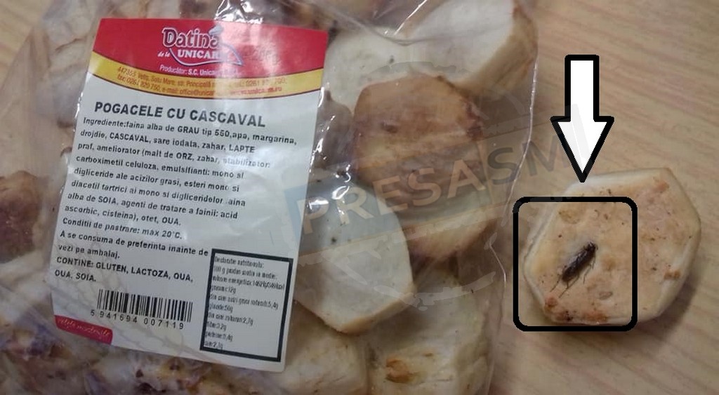 FOTO. Protecția Consumatorului s-a autosesizat după pogăcelele cu gândaci!