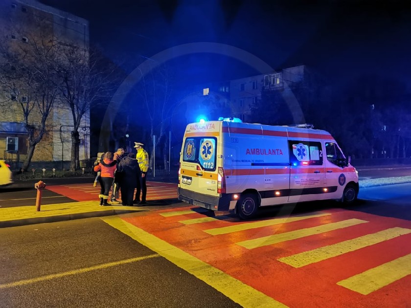 FOTO. Accident pe trecerea de pietoni. Care sunt concluziile polițiștilor