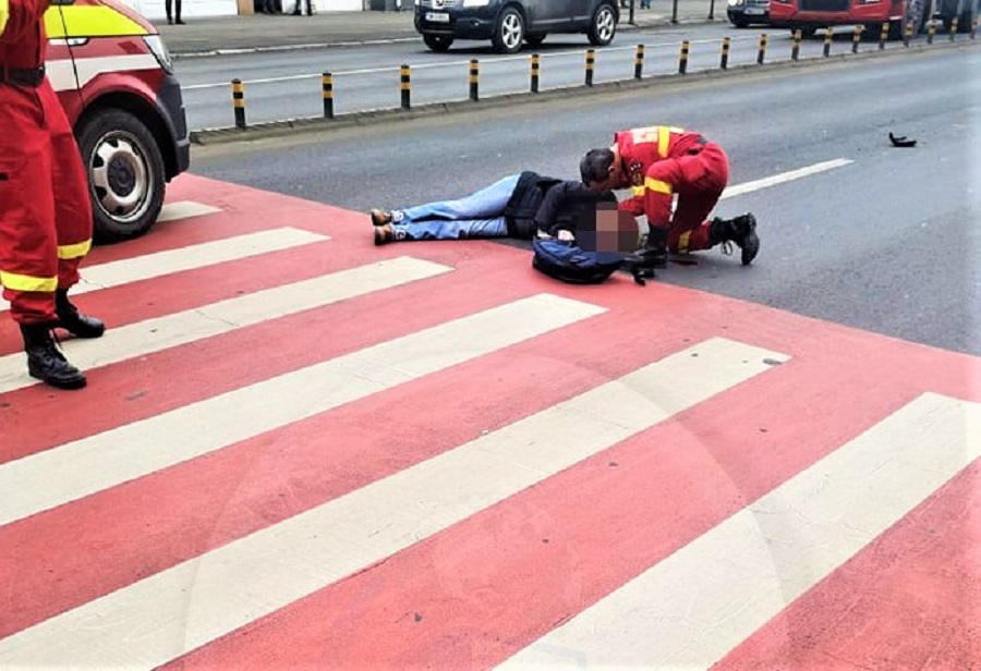 Elevă (10 ani) lovită pe trecerea de pietoni în Carei. Șoferul (20 de ani)