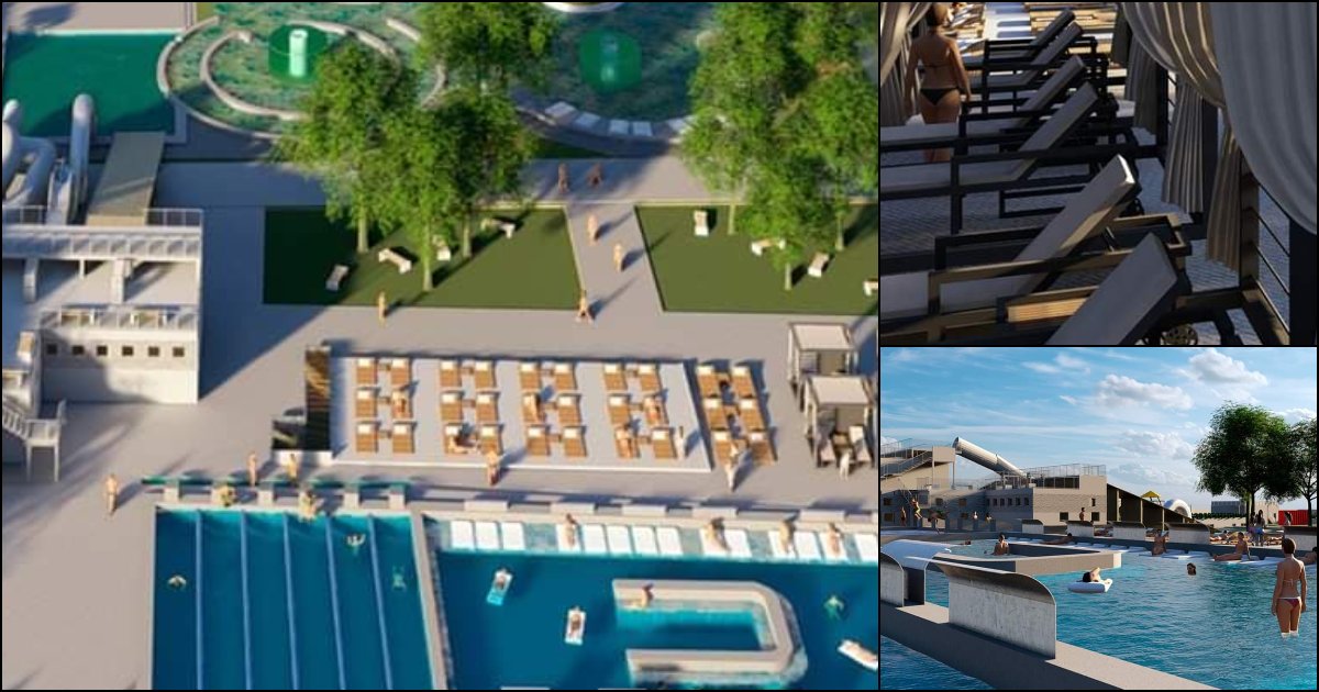 FOTOGALERIE. Ștrand ultramodern la Tășnad. Investiție de zeci de milioane de euro