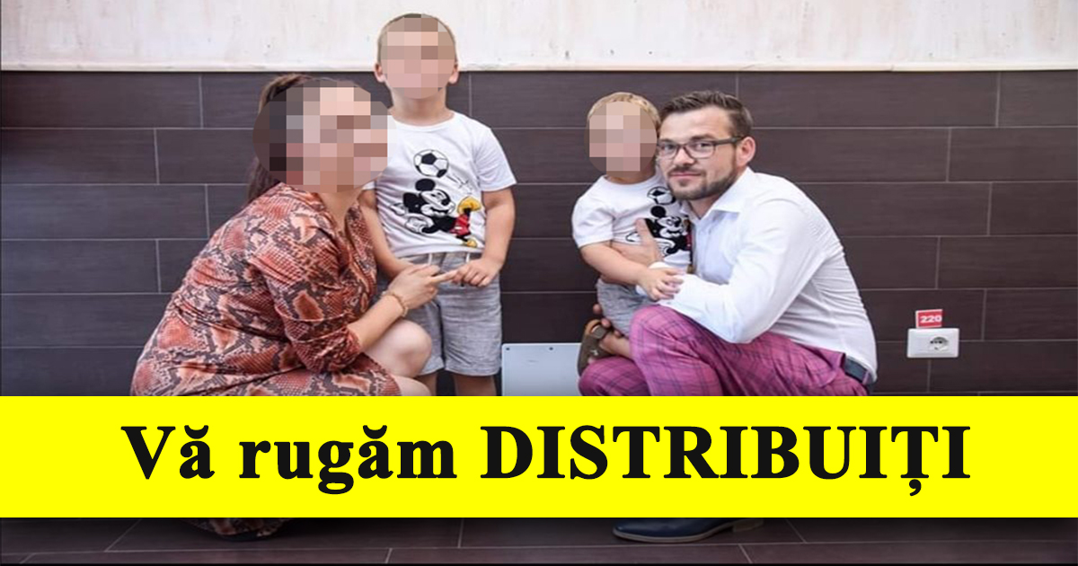 Continuă strângerea de fonduri pentru tatăl a doi copii, aflat în comă