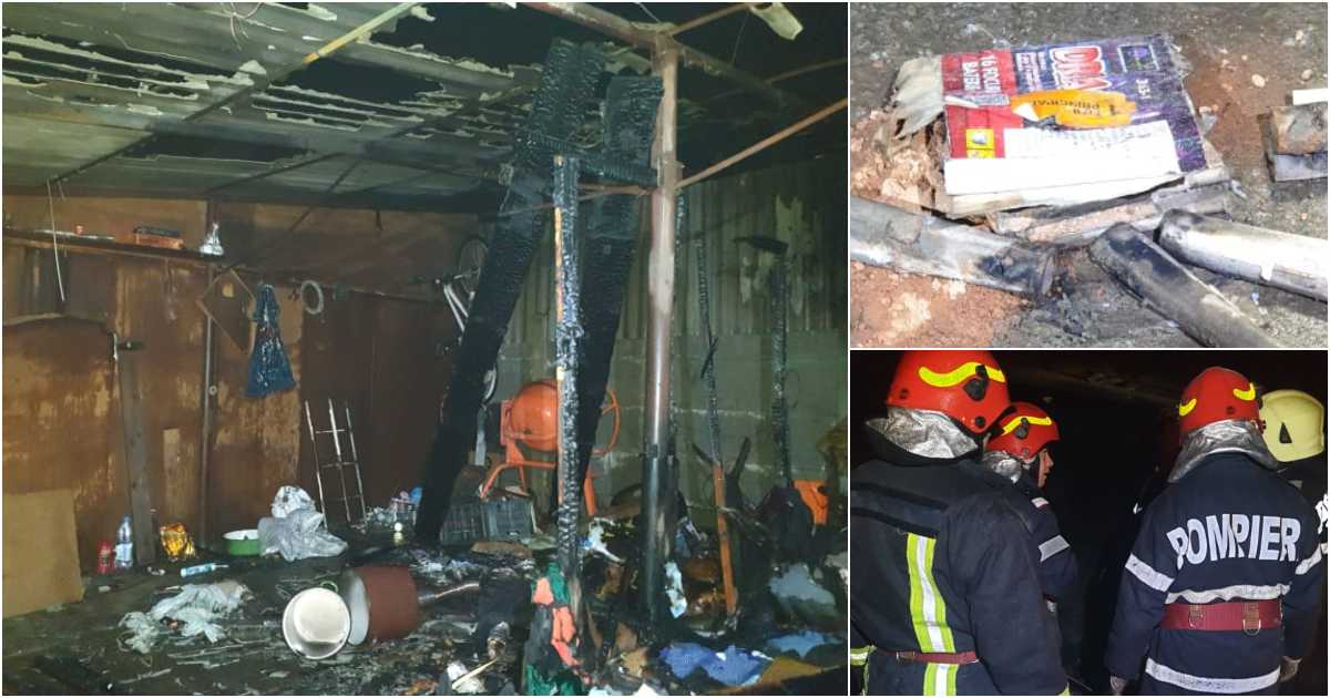 FOTO/VIDEO. Pompierii confirmă: garaje incendiate după folosirea artificiilor în Micro 14