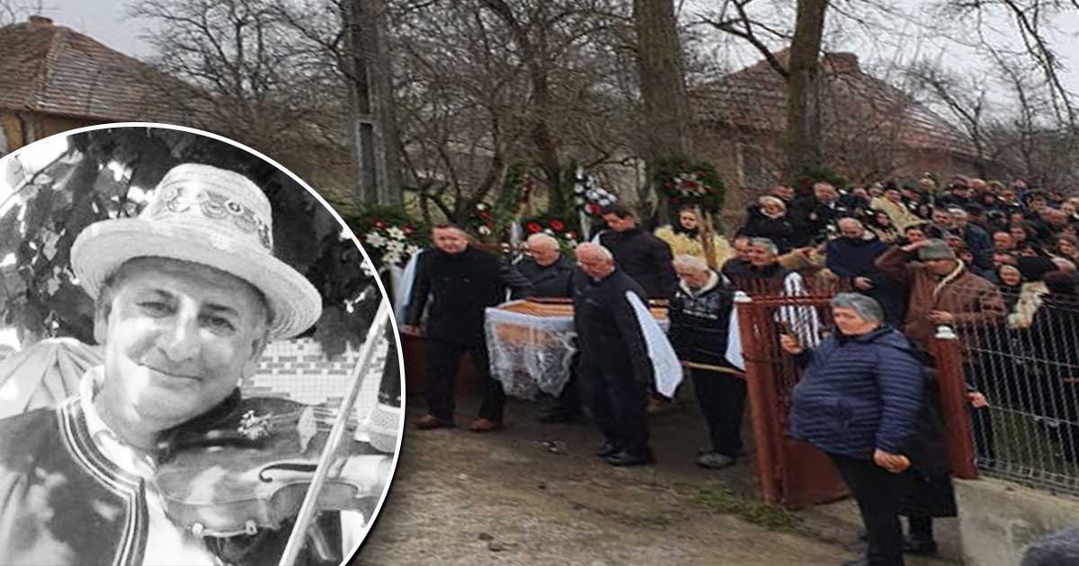 FOTO. Violonistul de aur al Codrului, Ionică Hainal, condus pe ultimul drum