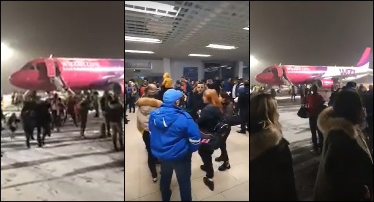 VIDEO. WizzAir, reacții la incidentul de la Debrecen. Zborul a fost reprogramat