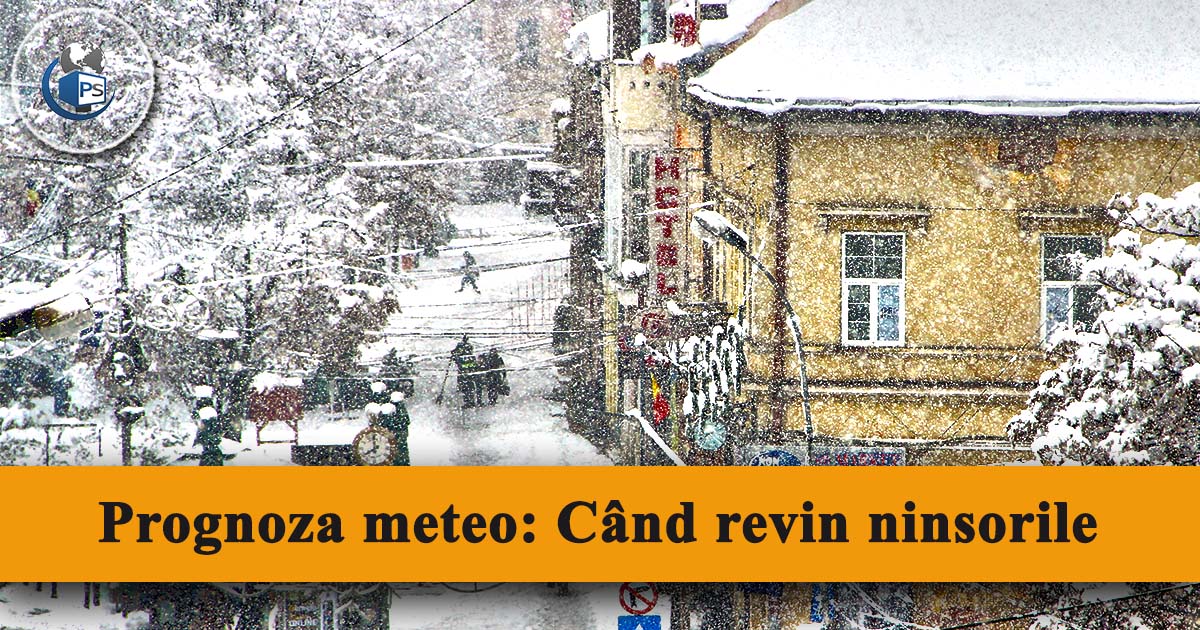 Meteorologii anunță: ne putem aștepta la ninsori. Prognoza pentru județul Satu Mare