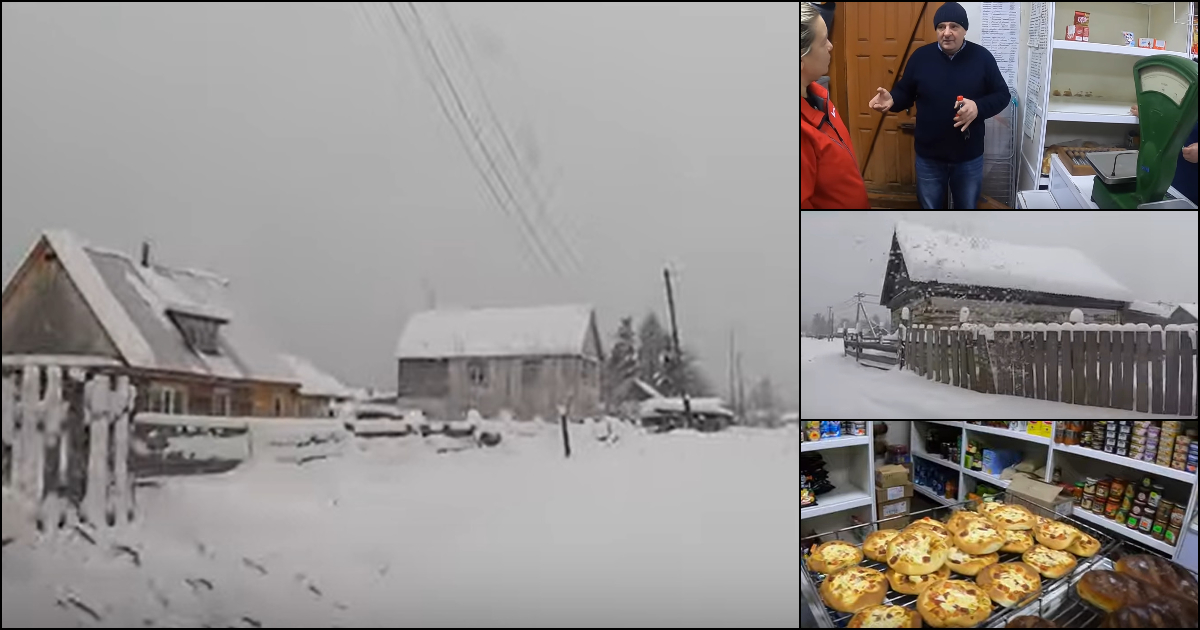 VIDEO. Aventură în Siberia: Cum arată un sat în care iarna durează 9 luni. Urmează Drumul Oaselor