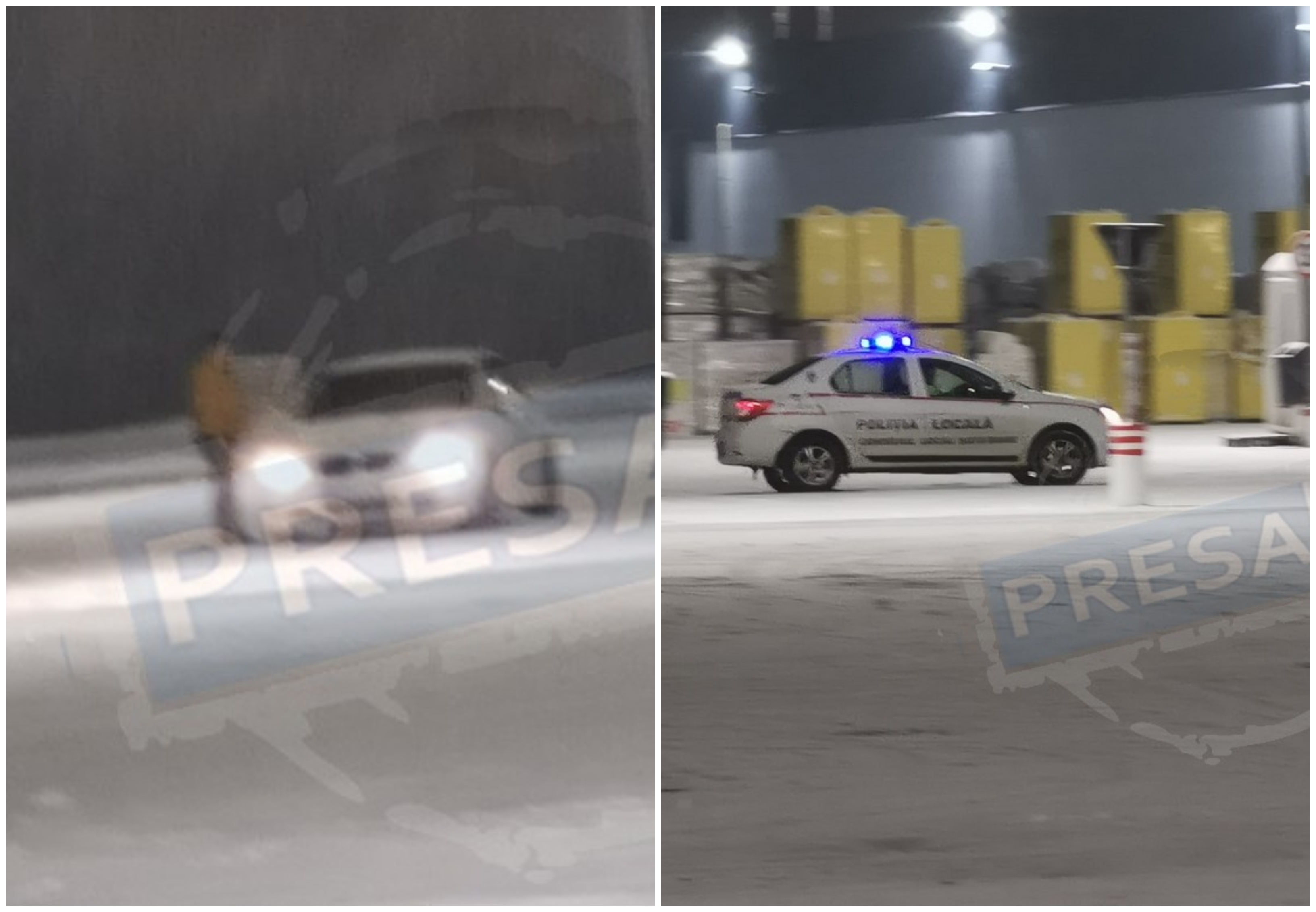 FOTO. Drift-eri urmăriți ca-n filme de Poliția Locală prin Satu Mare