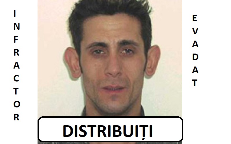 FOTO. Violator foarte periculos, evadat! Căutat de Poliție peste tot!