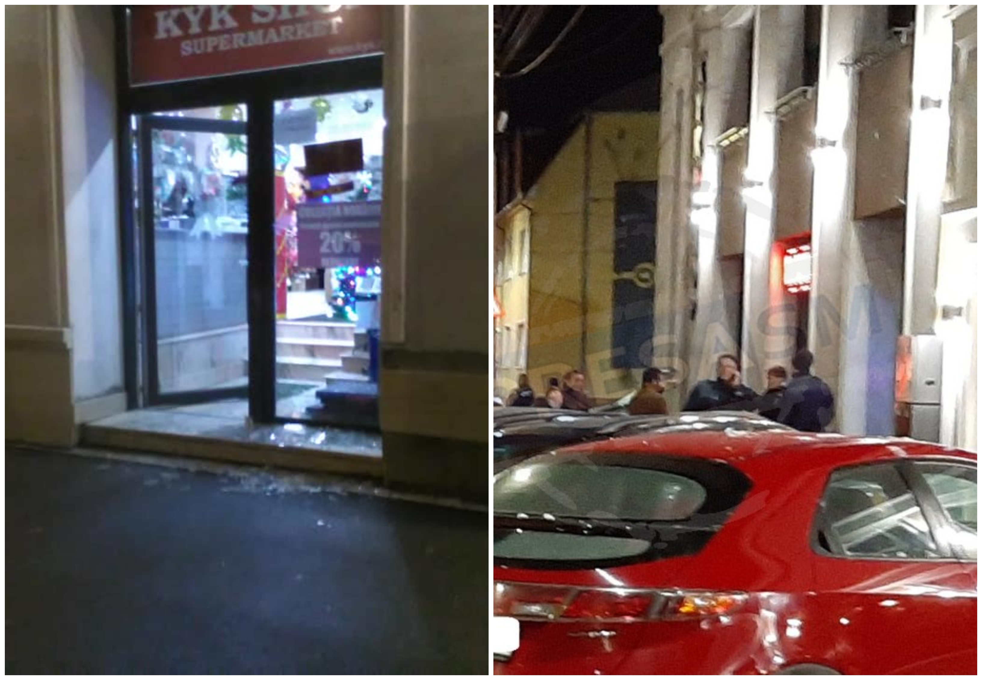 FOTO. Comedie curată! Hoț prins chiar în interiorul magazinului, pe Drumul Careiului