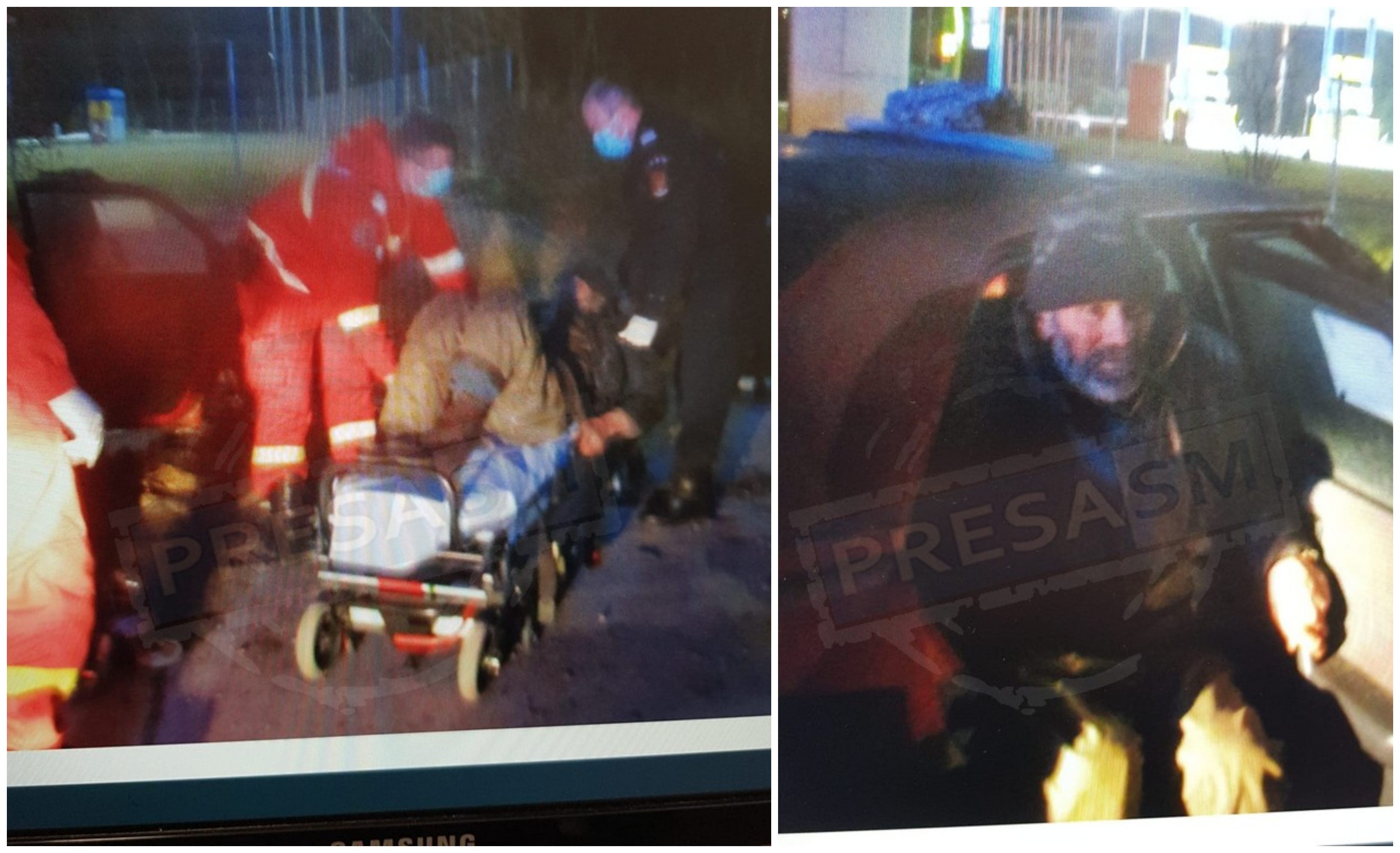 FOTO. Sătmăreanul paralizat, care dormea într-o mașină, sub pod, salvat de autorități!