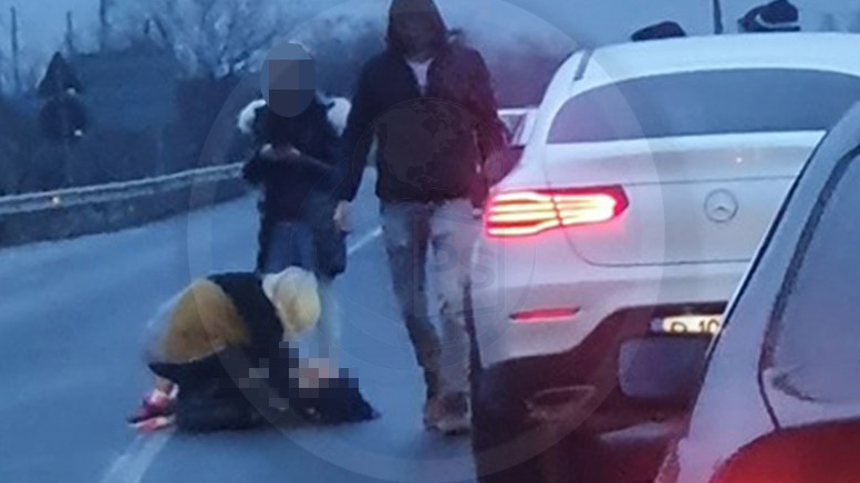 FOTOGALERIE. Accident foarte grav în județul Satu Mare. Pieton lovit de o mașină