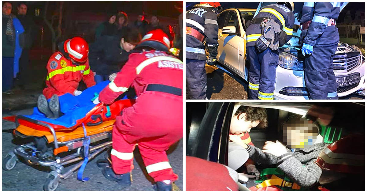 FOTO/VIDEO. Polițiștii explică cum s-a petrecut accidentul de pe Lucian Blaga