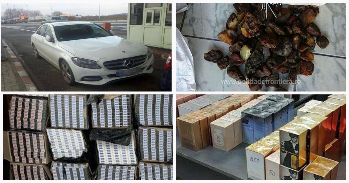 TOP. Confiscări la vămile din Satu Mare: mașini de lux, pietre prețioase și țigări