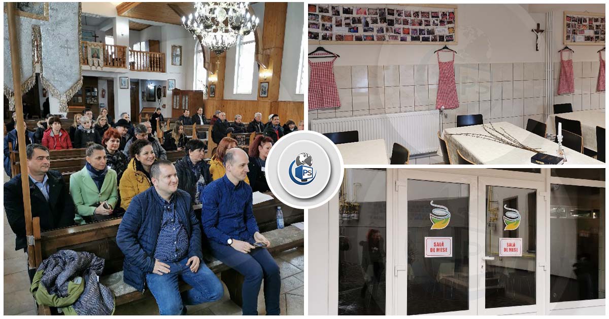 FOTO/VIDEO. Ei sunt voluntarii din Satu Mare care pregătesc mii de porții de mâncare pentru sărmani