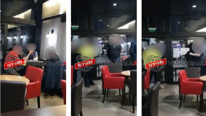 VIDEO. Contre, la o bere, între șefi ai Poliției de Frontieră și presupuși contrabandiști