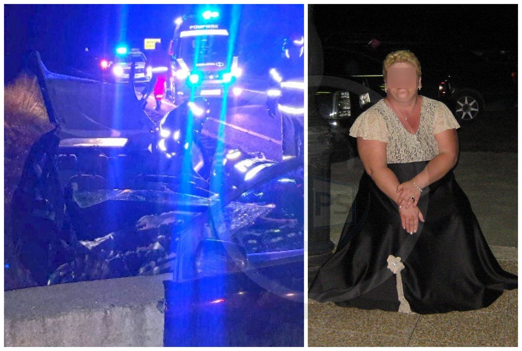 FOTO. Doi copii au rămas orfani, după ce mama a decedat în accidentul de pe DN19