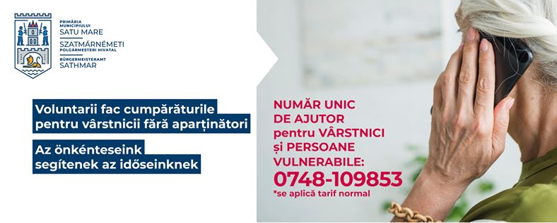 APEL. Cumpărături pentru vârstnicii singuri. Primăria și ONG-urile, în sprijinul celor vulnerabili