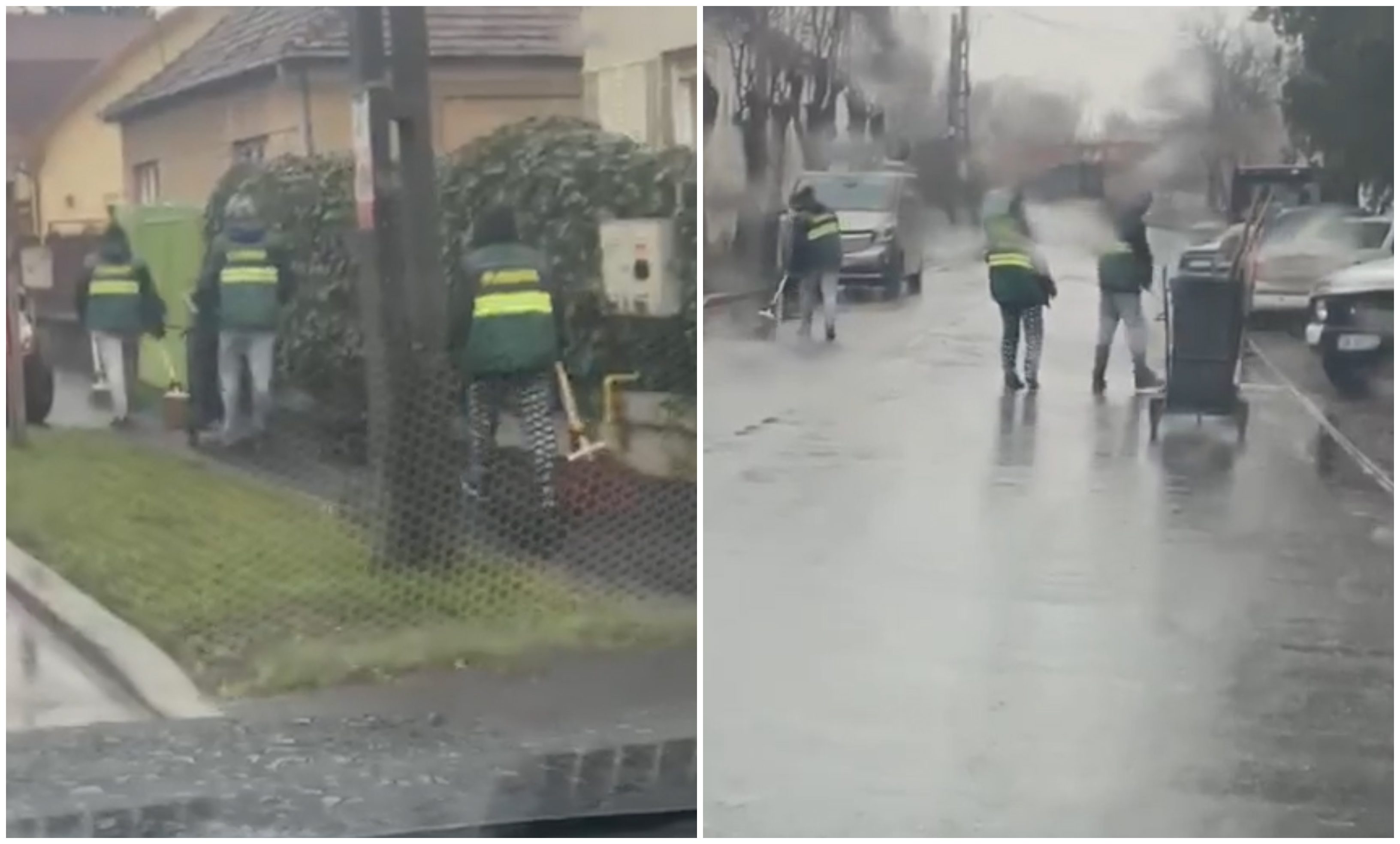 VIDEO. Salubrizare simulată de unii angajați ai Florisal. Asta se plătește?