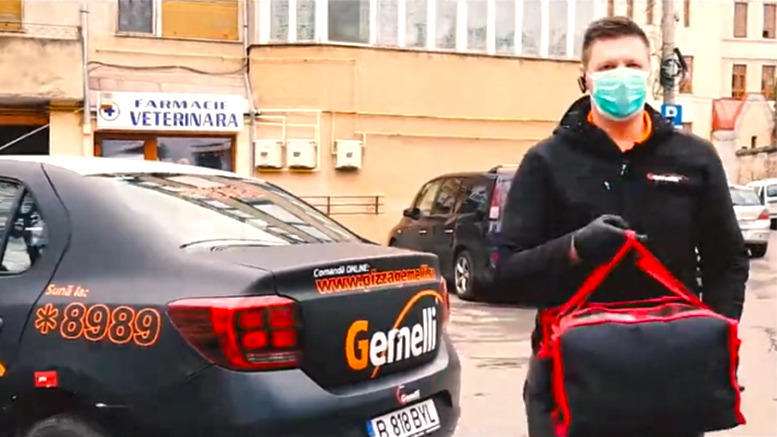 Pizza gratuită tuturor polițiștilor locali aflați în misiune pe străzile Sătmarului