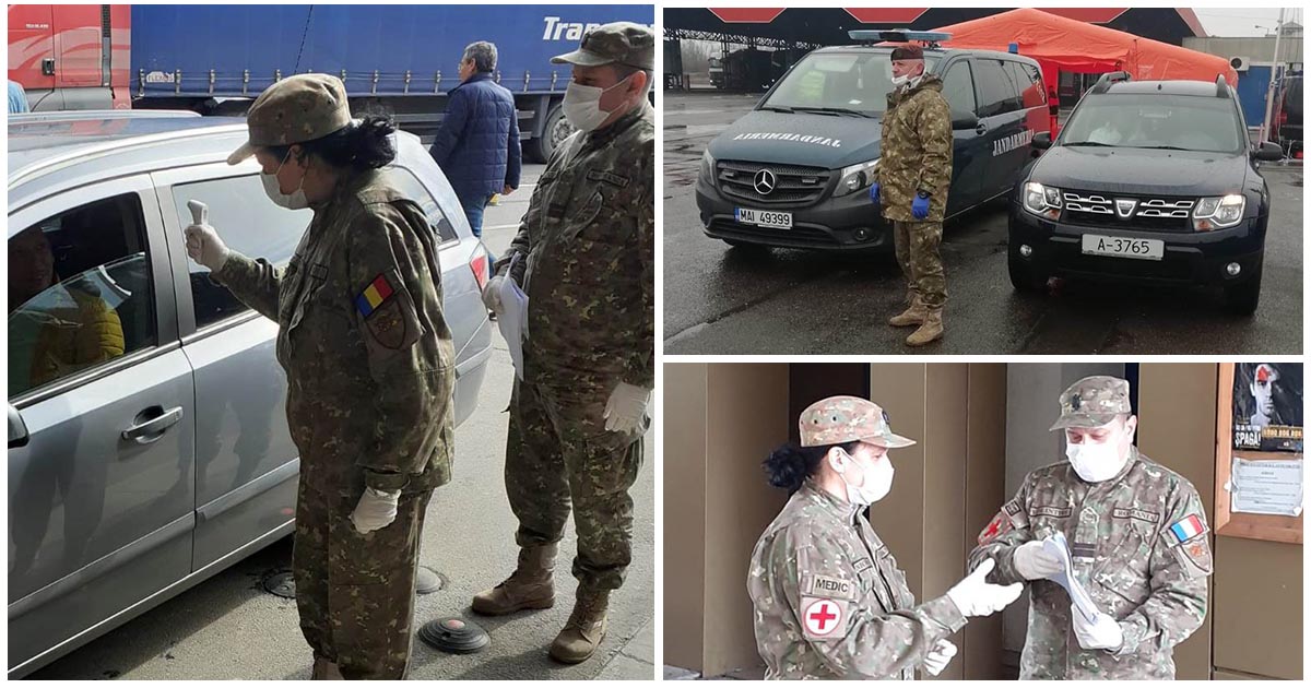 FOTO. Militarii, trimiși în ajutor la frontierele din nordul, vestul și sudul României