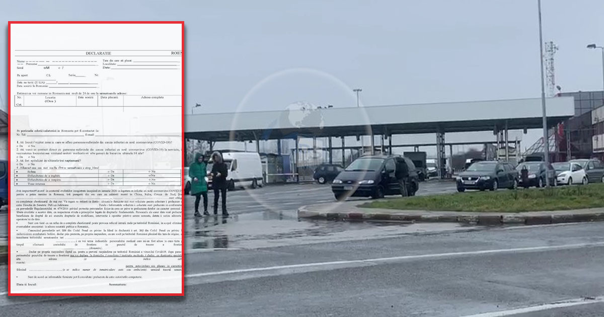 FOTO/VIDEO. Nervi întinși la maxim în PTF Petea. Cum arată declarațiile care se completează la vamă
