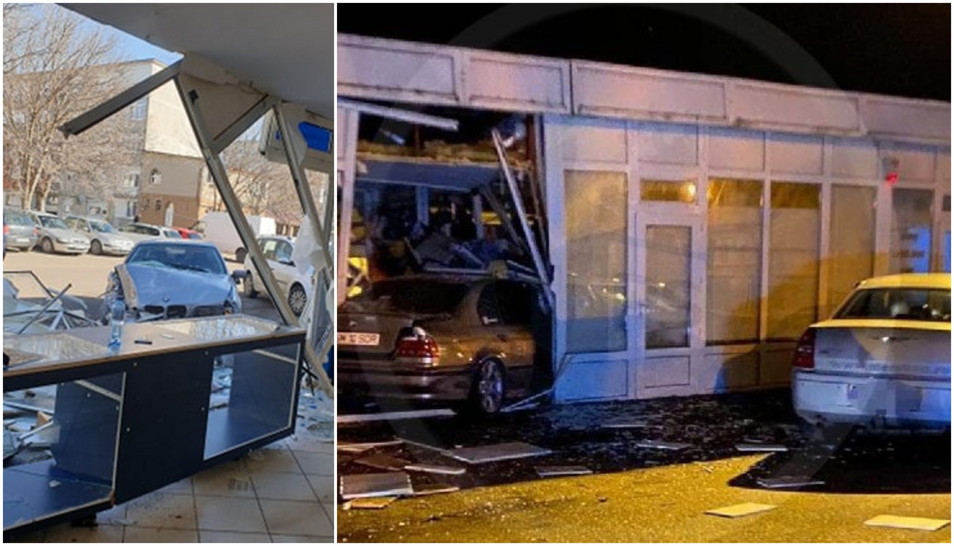 FOTOGALERIE. BMW vs Chrysler. Magazine distruse, minor (17 ani) cu dosar penal